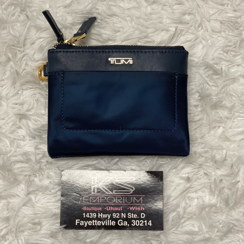 Navy Blue Coin and Card Holder Wallet
